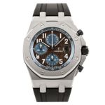 Audemars Piguet Royal Oak Offshore Chronograph 26470ST.OO.A099CR.01 (Onbekend (willekeurig serienummer)) - Bruin wijzerplaat 42mm Staal (1/4)