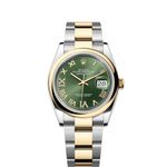 Rolex Datejust 36 126203 (2023) - Green dial 36 mm Steel case (1/8)