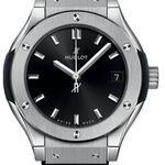 Hublot Classic Fusion Quartz 581.NX.1470.RX (2025) - Black dial 33 mm Titanium case (1/1)