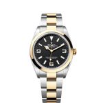 Rolex Explorer 124273 (2023) - Black dial 36 mm Steel case (1/8)