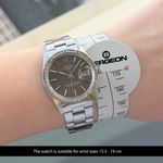 Rolex Oyster Perpetual Date 1501 (1975) - Grey dial 34 mm Steel case (2/8)