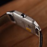 Cartier Santos Dumont WSSA0046 (2023) - Zwart wijzerplaat 31mm Staal (7/8)