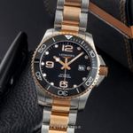 Longines HydroConquest L3.782.3.58.7 (Onbekend (willekeurig serienummer)) - Zwart wijzerplaat 43mm Staal (1/8)