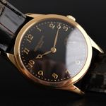 Patek Philippe Calatrava 5026J (Unknown (random serial)) - Black dial 34 mm Yellow Gold case (3/8)
