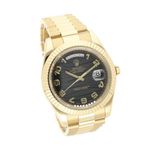 Rolex Day-Date II 218238 (2014) - Black dial 41 mm Yellow Gold case (2/5)