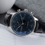 IWC Portuguese Chronograph IW371447 (Onbekend (willekeurig serienummer)) - Zwart wijzerplaat 41mm Staal (2/8)