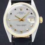 Rolex Oyster Perpetual Date 1505 (1970) - Grey dial 34 mm Gold/Steel case (1/7)