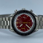 Omega Speedmaster Reduced 3510.61.00 (Onbekend (willekeurig serienummer)) - Rood wijzerplaat 39mm Staal (1/8)