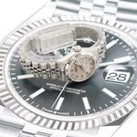 Rolex Lady-Datejust 69174 (Unknown (random serial)) - Silver dial 26 mm Steel case (8/8)
