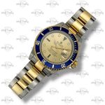 Rolex Submariner Date 16613LB (2000) - Blauw wijzerplaat 40mm Goud/Staal (3/8)