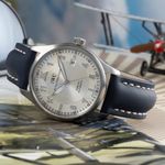 IWC Pilot Mark IW325502 (Onbekend (willekeurig serienummer)) - Zilver wijzerplaat 39mm Staal (1/8)