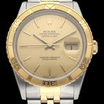 Rolex Datejust Turn-O-Graph 16263 (1991) - Champagne dial 36 mm Gold/Steel case (1/8)