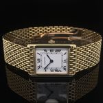 Cartier Tank 8105 (Unknown (random serial)) - White dial 23 mm Yellow Gold case (7/8)