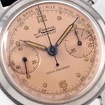 Minerva Vintage 1335 (1940) - Pink dial 34 mm Unknown case (3/8)