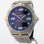 Breitling Aerospace Avantage E79362 (2005) - Blauw wijzerplaat 42mm Titanium (1/8)