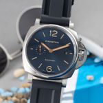 Panerai Luminor Due PAM00927 (Onbekend (willekeurig serienummer)) - Blauw wijzerplaat 42mm Titanium (3/8)