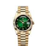 Rolex Day-Date 36 128238 (2024) - Green dial 36 mm Yellow Gold case (1/8)