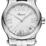 Chopard Happy Sport 278582-3002 (2025) - White dial 36 mm Steel case (1/1)