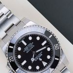 Rolex Submariner No Date 114060 (2017) - Zwart wijzerplaat 40mm Staal (4/8)