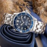 Omega Seamaster Diver 300 M 2561.80.00 (Onbekend (willekeurig serienummer)) - Blauw wijzerplaat 36mm Staal (1/8)