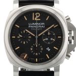 Panerai Luminor Chrono PAM00356 (2012) - Zwart wijzerplaat 44mm Staal (2/4)