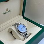 Rolex Datejust 41 126300 (2024) - Blauw wijzerplaat 41mm Staal (3/8)