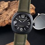 Panerai Radiomir PAM00643 (Onbekend (willekeurig serienummer)) - Zwart wijzerplaat 45mm Staal (1/8)