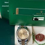 Rolex Datejust 36 116233 (2012) - Champagne dial 36 mm Gold/Steel case (7/7)