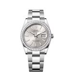 Rolex Datejust 36 126284RBR (2024) - Zilver wijzerplaat 36mm Staal (1/1)