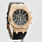 Audemars Piguet Royal Oak Chronograph 26320OR.OO.D002CR.01 (2016) - Zwart wijzerplaat 41mm Roségoud (1/1)