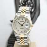 Rolex Datejust 36 16233 (1998) - Silver dial 36 mm Gold/Steel case (8/8)