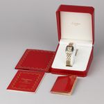 Cartier Panthère 1120 (1992) - White dial 22 mm Gold/Steel case (6/6)