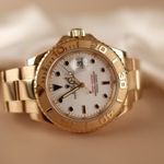Rolex Yacht-Master 40 16628 (2004) - White dial 40 mm Yellow Gold case (4/8)