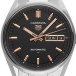 TAG Heuer Carrera WDA2111.BA0043 (2025) - Black dial 41 mm Steel case (1/7)