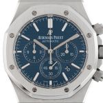 Audemars Piguet Royal Oak Chronograph 26320ST.OO.1220ST.03 (2015) - Blauw wijzerplaat 41mm Staal (2/5)