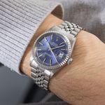 Rolex Datejust 1603 (1971) - Blue dial 36 mm Steel case (1/7)