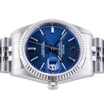 Rolex Datejust 36 16234 (1989) - Blue dial 36 mm Steel case (6/8)