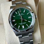 Rolex Oyster Perpetual 36 126000 (2024) - Groen wijzerplaat 36mm Staal (1/7)