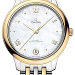 Omega De Ville 434.20.34.20.05.002 (2026) - White dial 34 mm Gold/Steel case (1/1)
