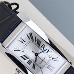 Cartier Tank Américaine WSTA0017 (2019) - Wit wijzerplaat 42mm Staal (4/8)