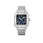 Cartier Santos WSSA0063 (2026) - Blue dial 35 mm Steel case (1/8)