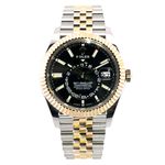 Rolex Sky-Dweller 336933 (2023) - Black dial 42 mm Gold/Steel case (2/8)