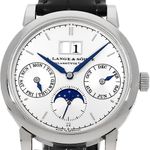 A. Lange & Söhne Saxonia 330.026 (Unknown (random serial)) - Silver dial 39 mm White Gold case (1/3)
