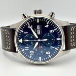 IWC Pilot Chronograph IW377714 (2016) - Blue dial 43 mm Steel case (2/10)