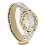 Breitling Cockpit Lady D67365 (2000) - Pearl dial 31 mm Gold/Steel case (6/7)