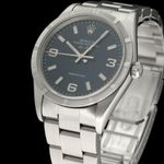 Rolex Air-King 14010M (2000) - Blue dial 34 mm Steel case (6/7)