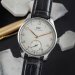 IWC Portuguese Automatic IW358303 (Unknown (random serial)) - Silver dial 40 mm Steel case (3/8)