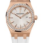 Audemars Piguet Royal Oak Lady 67651OR.ZZ.D010CA.01 (2025) - Silver dial 33 mm Rose Gold case (1/1)
