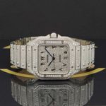 Cartier Santos WSSA0018 (2020) - Diamant wijzerplaat 40mm Staal (4/7)