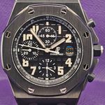 Audemars Piguet Royal Oak Offshore Chronograph 25721ST.OO.1000ST.08.A (Unknown (random serial)) - Black dial 42 mm Steel case (1/5)